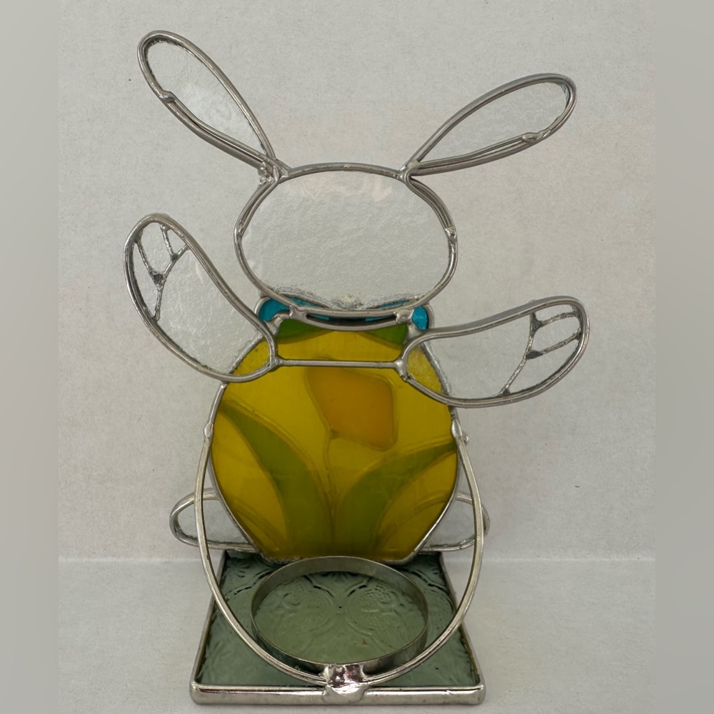 Stained Glass Bunny Tea Light Candle🐰 - Picture 8 of 11